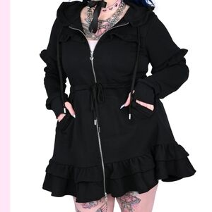 My Violet DAYDREAM HOODIE DRESS SET - BLACK